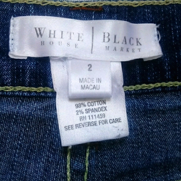 White House Black Market Bootcut Jeans Size 2 - Picture 4 of 4